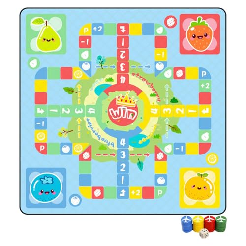 Fliegendes Schach-Spielpad,Fliegende Schach-Spielmatte - Fliegende Schachspiel-Spielmatte | Familienbrettspiel Flying Checker-Spiel für Eltern-Kind-Spiel im Innen- und Außenbereich von Generic