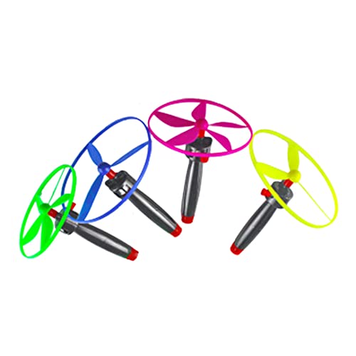 Flying Saucer Toy Spinner Flyd Disc Toys Game Propeller für Kinder zufällige Farben 4sets. von Generic