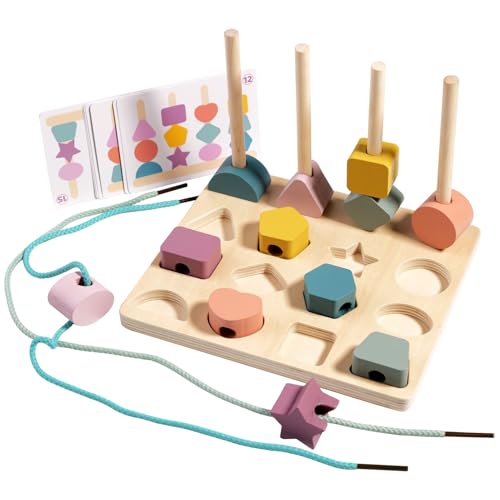 Formspiel – Set mit bunten Perlen, Sortierpuzzle für Kleinkinder | Lernspielzeug für Feinmotorik, Vorschulformerkennung Formspiel – Set mit bunten Perlen, Sortierpuzzle für Kleinkinder | Lernspielzeug für Feinmotorik, Vorschulformerkennung von Generic