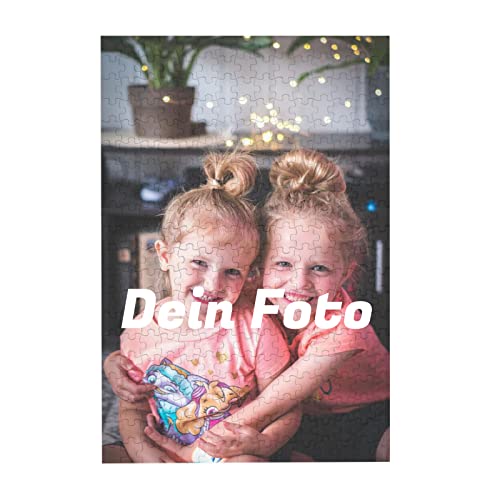 Fotopuzzle mit Eigenem Bild Personalisierte Puzzle 300,500,1000 Teile Individuelles Bild Benutzerdefiniert Fotopuzzle EIN perfektes Fotogeschenk für Kinder Familie (300 Teile - Hochformat) von Generic