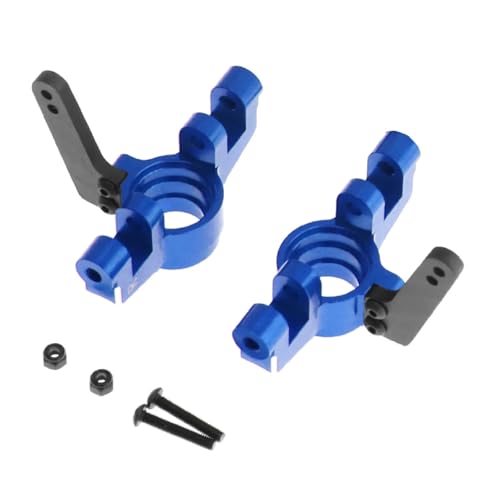 Für Arrma 1/8 Für Mojave 4S 1/10 Für Kraton Für Outcast 4S 4X4 Für BLX RC Auto Upgrade Teile Metall Lenkung Lenkung Blöcke RC Zubehör(Blue) von Generic