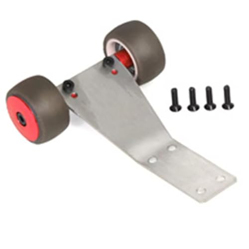 Für Arrma Für Granite Für Grom Für Typhon Für Grom 1/18 RC Auto Metall Wheelie Bar Upgrade Teile Zubehör Fernbedienung Auto Reparatur Teile RC Zubehör(Red) von Generic