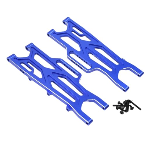 Für Arrma Für Kraton Für Outcast 4X4 4S V2 Für Blx 1/10 RC Auto Upgrade Teile Metall Hinten Suspension Arme Für Schaukel Arm ARA330710 RC Zubehör(Blue) von Generic