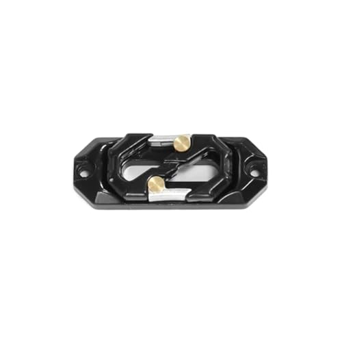 Für Axial Für SCX10 Für Traxxas Für TRX4 1/10 RC Crawler Auto Upgrade Teile Magnet Winde Seil Guide Hawse Seilführung Schutz Und Anhänger Anhänger Haken RC Zubehör(Black) von Generic