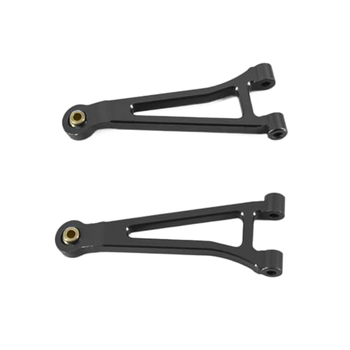 Für Mjx Für Hyper Go 14210 14209 1/14 Upgrade Teile Metall Front Upper Für Schaukel Arm Für Rc Auto CNC Aluminium Zubehör RC Zubehör(Dark Grey) von Generic