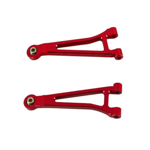 Für Mjx Für Hyper Go 14210 14209 1/14 Upgrade Teile Metall Front Upper Für Schaukel Arm Für Rc Auto CNC Aluminium Zubehör RC Zubehör(Red) von Generic