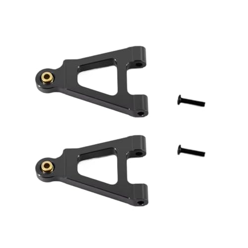 Für Mjx Für Hyper Go 14301 14302 1/14 Upgrade Teile Metall Front Lower Für Schaukel Arm Für Rc Auto CNC Aluminium Zubehör RC Zubehör(Black) von Generic