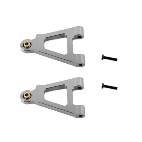 Für Mjx Für Hyper Go 14301 14302 1/14 Upgrade Teile Metall Front Lower Für Schaukel Arm Für Rc Auto CNC Aluminium Zubehör RC Zubehör(Silver) von Generic