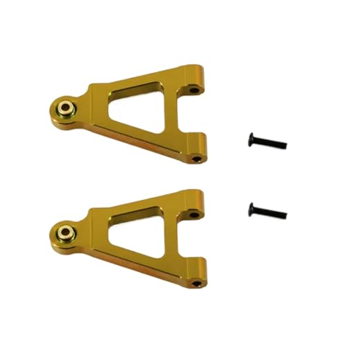 Für Mjx Für Hyper Go 14301 14302 1/14 Upgrade Teile Metall Front Lower Für Schaukel Arm Für Rc Auto CNC Aluminium Zubehör RC Zubehör(Yellow) von Generic