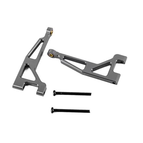 Für Mjx Für Hyper Go 16207 16208 16209 16210 H16 Upgrade Teile Metall Hinten Oberen Für Schaukel Arm Rc Auto Aluminium Zubehör RC Zubehör(Gray) von Generic