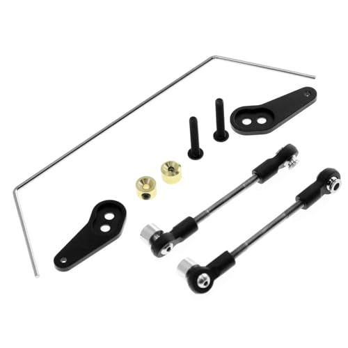 Für Tamiya Für Bbx BB01 1/10 RC Auto Upgrade Teile Zubehör Hinten Anti-Sway Bar Swaybar Sway Bar Stabilisator Set RC Zubehör von Generic