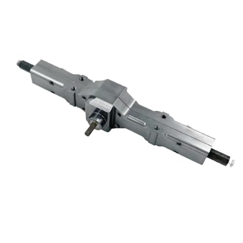 Für WPL Für D12 C14 C24 C24-1 B14 B24 B36 Metall Getriebe Hinterachse Mit Stahl GEA LKW Upgrade Modifizierte Teile Fernbedienung Auto Teile RC Zubehör(Dark Grey) von Generic