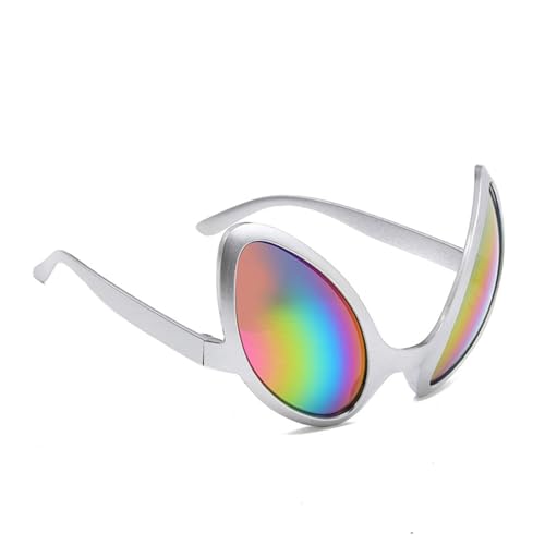 Funny Alien Glasses - Alien Costume Sunglasses | Alien Rainbow Lens Sunglasses | Party Holiday Alien Alternative Modeling Costume Glasses | Aliens Alternative Shapes Party Supplies For Adult And Child von Generic