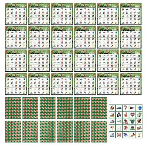 Fußball Bingo Spiel Fußball Bingo Karten - Brettspielkarte für 24 Spieler | Fußball Bingo Brettspielkarte, Fußballthema Herausforderung Spieldecks Familienbrettspiel für Kinder, Teenager Fußball Bingo Spiel Fußball Bingo Karten - Brettspielkarte für 24 Spieler | Fußball Bingo Brettspielkarte, Fußballthema Herausforderung Spieldecks Familienbrettspiel für Kinder, Teenager von Generic