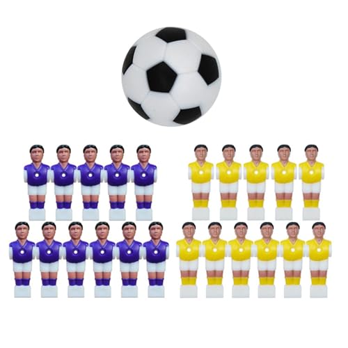 Fußball-Männer Set - Fußballfiguren für den Fußballer der Fußballspiel Fußballspiel Turnier | Fun Football Men Figurenset für Fans, Erwachsene, , Freunde von Generic