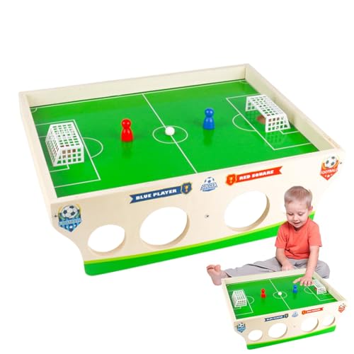 Fußball-Tischspiel – Tischfußball-Spieltisch, Tischfußball-Spieltisch, magnetisches Büro-Sportspielzeug, interaktives Büro-Sportspielzeug, lustiges Holzfußballspielzeug, j-Tisch von Generic