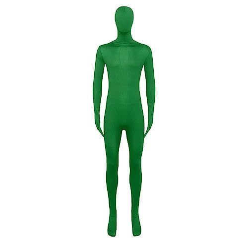 Ganzkörperanzug Anzug Suit Kostüm Ganzkörperfotografie Green Patrick Star Anzug Unisex Erwachsene Grüner Bodysuit Stretch Kostüm für Foto Video Special Effect Festival Cosplay Karneval von Generic