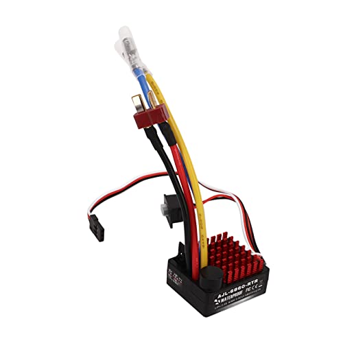 Gebürstet ESC, AJL 6860 RTR RC -Auto Gebürstet ESC 60A wasserdichte Elektronische Geschwindigkeit Controller RC Bürstloser Motor und für 1/10 -Autotankmodelle Gebürstet ESC, AJL 6860 RTR RC -Auto Gebürstet ESC 60A wasserdichte Elektronische Geschwindigkeit Controller RC Bürstloser Motor und für 1/10 -Autotankmodelle von Generic