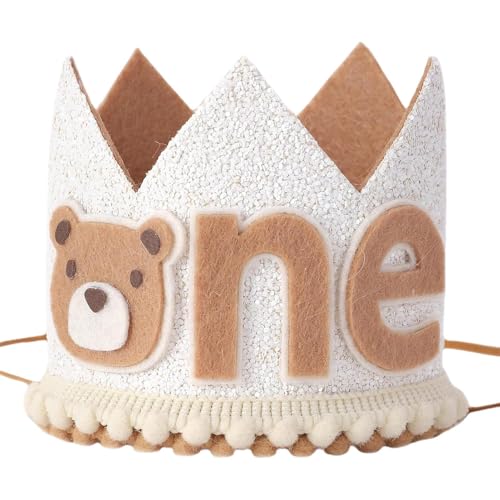Geburtstagskrone - Cartoon Bärenhut, Partyfoto Requisite | Entzückende Feier Kostüm Accessoire, festliches Outfit -Stück für Neugeborene Kinderkinder Baby Girl Park Restaurant Schlafzimmer K Geburtstagskrone - Cartoon Bärenhut, Partyfoto Requisite | Entzückende Feier Kostüm Accessoire, festliches Outfit -Stück für Neugeborene Kinderkinder Baby Girl Park Restaurant Schlafzimmer K von Generic