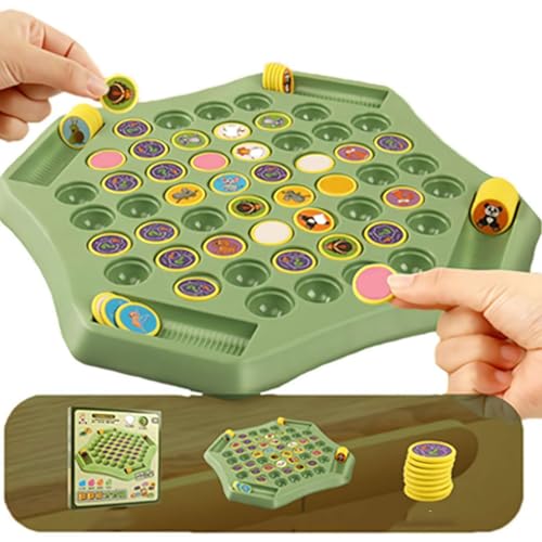 Gedächtnis-Flip-Schach, Tier-Flip-Schachspiel, Memory-Schachspiel, Flip, um zu gewinnen, Reise-Memory-Spiel, kreatives Kinder-Matching-Spiel mit Schachbrett, Memory-Spiel für Kindergarten, von Generic