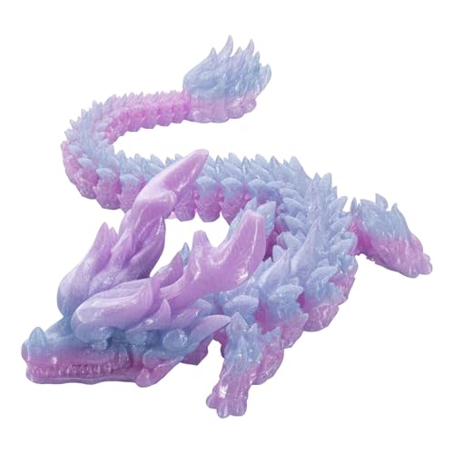 Gedruckter Gelenkdrache In, Gedruckter Drache | Drachen-Druck Voll Gelenkiges Spielzeug - Dragon Fidget Toy Flexibel Gelenke Drache Flexible Gelenke Wohnkultur von Generic