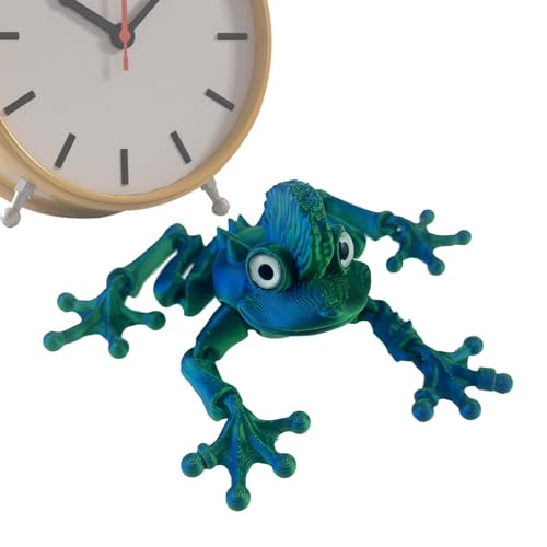 Gedrucktes Frosch Spielzeug, Gedruckter Frosch in | Voll bewegliche Frosch Statue - Voll bewegliche Dekoration, Druck Frosch Spielzeug, Tierskulptur Spielzeug, 4,3 Zoll Gedrucktes Frosch Spielzeug, Gedruckter Frosch in | Voll bewegliche Frosch Statue - Voll bewegliche Dekoration, Druck Frosch Spielzeug, Tierskulptur Spielzeug, 4,3 Zoll von Generic