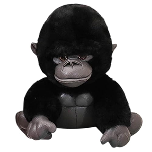 Gefülltes Gorilla-Plüschtier – Großes Gorilla-Spielzeug Für Kinder | 7,87 Zoll Weiches Gefülltes Gorilla-Spielzeug | Hyperrealistische Gorilla-Plüschtiere | Gibbon Affe Plüsch Home Decor | Umarmungssp von Generic