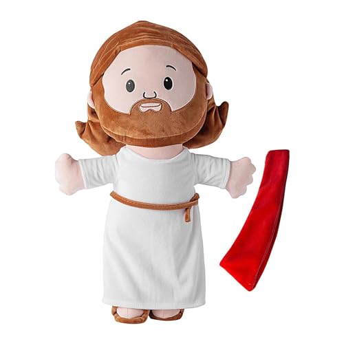 Gefülltes Jesus-Spielzeug, Gefüllte Jesus-Plüschpuppe - Cartoon gefülltes Jesus-Wurfkissen-Spielzeug - Stofftier mit lebendigem Ausdruck für Schlafzimmer, Couch, Wohnzimmer, Spielzimmer und Kinderzimm von Generic