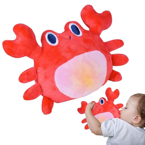 Gefülltes Spielzeug, Plüschspielzeug | Kappe Up | Schildkröte Krabbe Dolphin Schlafzeit Soer Licht Sound Sensory Gefüllte Plüschtiere für Mädchen Gefülltes Spielzeug, Plüschspielzeug | Kappe Up | Schildkröte Krabbe Dolphin Schlafzeit Soer Licht Sound Sensory Gefüllte Plüschtiere für Mädchen von Generic