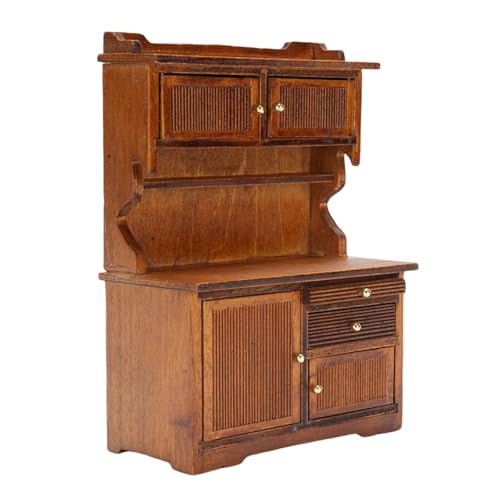 Generic 1:12 Dollhouse Sideboard Im Maßstab, EIN Bücherregal -Schrank von Holzminiaturpuppenhaus, Birch Wood Cabinet Dollhouse für Küche und Wohnzimmer mit Interaktivem Design, Premium -Material, Generic 1:12 Dollhouse Sideboard Im Maßstab, EIN Bücherregal -Schrank von Holzminiaturpuppenhaus, Birch Wood Cabinet Dollhouse für Küche und Wohnzimmer mit Interaktivem Design, Premium -Material, von Generic