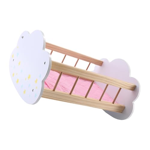 Generic Babypuppenbett, Pädagogisches Spielzeug, Puppenzubehör für Kinder, Kindergeschenk von Generic