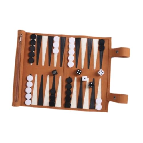 Generic Backgammon Brettspiel Travel Carry für Kinder Teenager Turnier Training von Generic