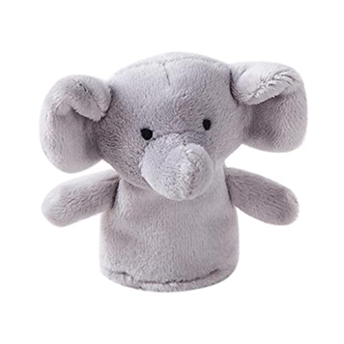 Bunte Cartoon Fingerpuppen Im Vorschulalter, Plüschtiere, Partygeschenke, Grauer Elefant von Generic