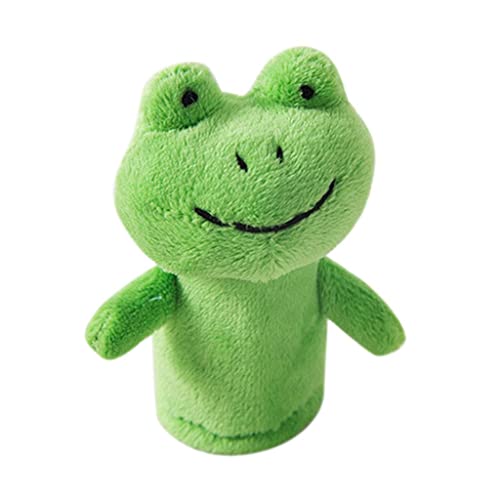 Bunte Cartoon Fingerpuppen Im Vorschulalter, Plüschtiere, Partygeschenke, Grüner Frosch von Generic