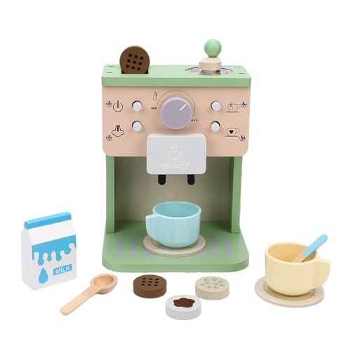 Generic Holzkaffeemaschine Spielzeugspielset, Imaginativen Spielen Küchenmaschine, Holzkaffeemaschinespielzeug für und Mädchen Generic Holzkaffeemaschine Spielzeugspielset, Imaginativen Spielen Küchenmaschine, Holzkaffeemaschinespielzeug für und Mädchen von Generic