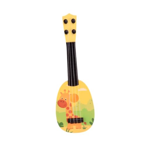 Generic Kinderspielzeug Ukulele Saitenmusikinstrument Lernspielzeug für Kinder Ab 3 Jahren , Giraffe von Generic