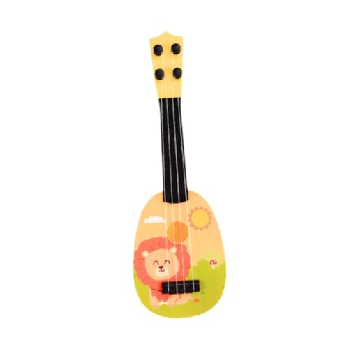 Generic Kinderspielzeug Ukulele Saitenmusikinstrument Lernspielzeug für Kinder Ab 3 Jahren , Löwe von Generic