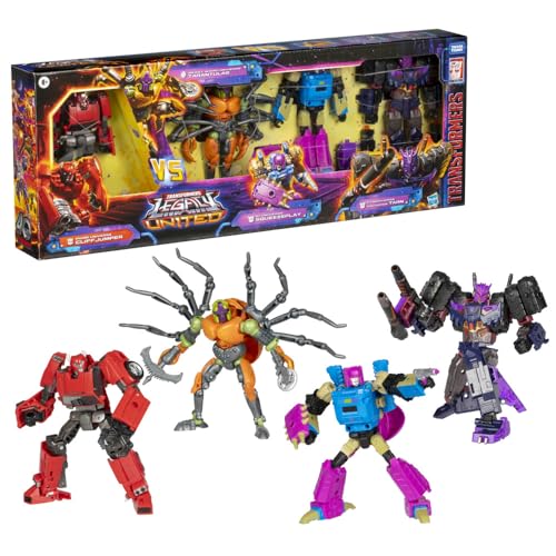 Transformers Legacy United Versus Multipack, 4 verwandelbare Action-Figuren von Transformers