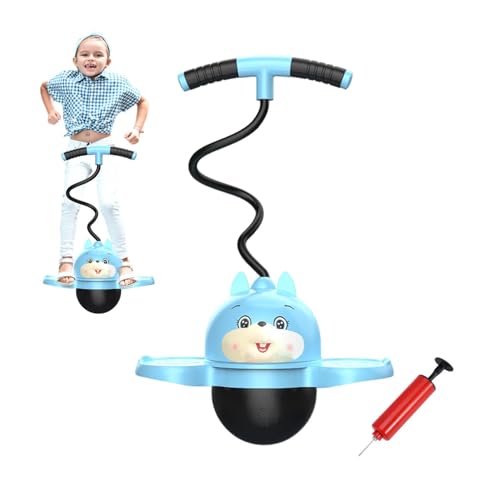 Pogo-Ball mit Griff,Pogo-Jumper mit Griff | Flexibler Pogo-Pullover für Kinder,Tragbarer Pogo-Ball für Zuhause, Park, Fitnessstudio, verschleißfester Hüpfball für und Mädchen von Generic