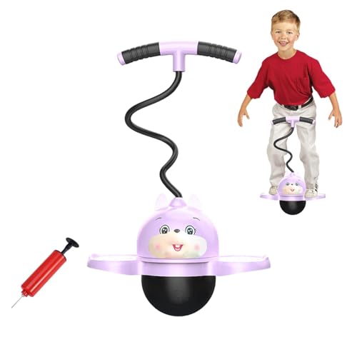 Generic Pogo-Pullover mit Griff,Pogo-Pullover für Kinder, Flexibler Cartoon-Pogo-Ball für Kinder, Niedlicher Pogo-Pullover für Unterhaltung, verschleißfester Hüpfball für das Rumpftraining von Generic