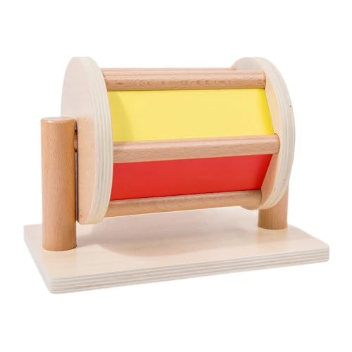 Generic Rotierende Trommel Hand Auge Koordination Holz Rolltrommel für Kinder von 6 bis 12 Monaten von Generic