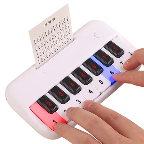 Generic Tiny Pocket Piano – Miniatur-Taschenklavier, Kinder spielen Klavier – kleines Klavier mit Tastatur, tragbares Handklavier mit 15 Tasten, Tastatur für Anfänger, Kinder, Musikliebhaber, Amateure von Generic