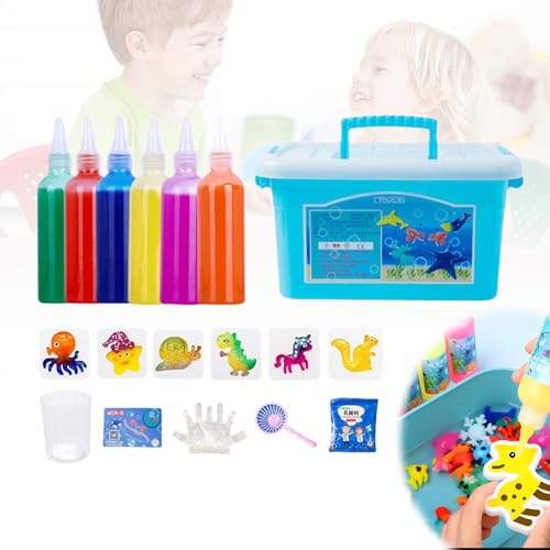 Generic Water Elf Kit DIY , 6/10/8 Farben Water Elf Kit, Aqua Gelz Kits for Kinder, kreatives Handwerk und Kunstkit Geschenke for Jungen Geschenke im Alter von 5 6 7 8 von Generic