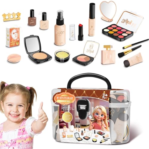 Generisches Make -up -Spielhaus -Set - Stellen Sie vor, DASS Sie Spielen - up -Spielzeug, Kinder -Make -up -Sets - vielseitige Kosmetikspielzeug für Neujahr, Weihnachten von Generic