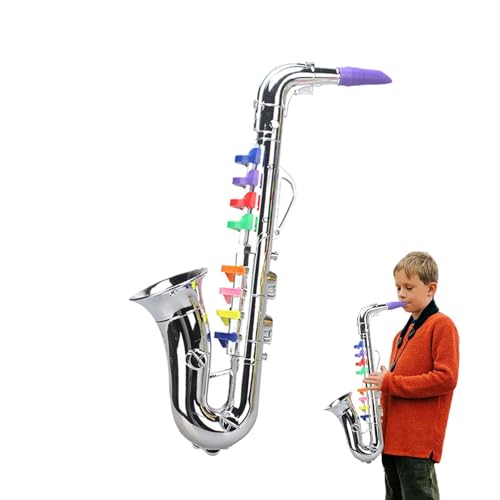 Generisches Saxophon - Saxophon für Kinder, Musikinstrumente | Musikspielzeug, Modell Saxophon, multifunktionales frühe pädagogische Spielzeug, Simulationsmodell von Generic