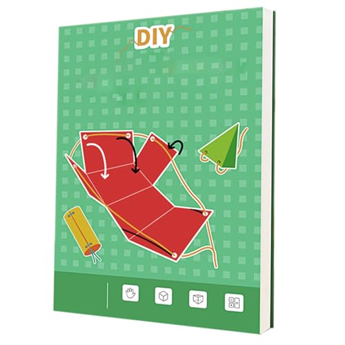 Geometrie Arbeitsbuch | Ziehfaden 3D Geometrie Lernbuch - Fähigkeiten Entwicklung Spielzeug Für Zuhause Reisen Kindergarten Vorschule Innenbereich Geometrie Arbeitsbuch | Ziehfaden 3D Geometrie Lernbuch - Fähigkeiten Entwicklung Spielzeug Für Zuhause Reisen Kindergarten Vorschule Innenbereich von Generic