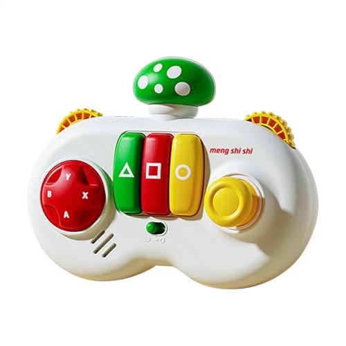 Geschäftiger Game Controller Board, Kinder geschäftige Spielzeuge für Reisen,Pilz -sensorische Brettspielzeug - Fine Motor Skills Bildungsspiel, Reiseaktivitäten mit 3 Modi, musikalischer Controller f von Generic