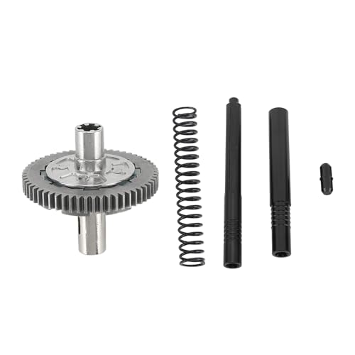 Getriebe Center Slider Antriebswelle Kit 57T Ersatz Zubehör für ARRMA 1/10 4 X 4 Vorteks RC Auto (Black) von Generic