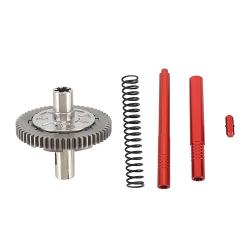 Getriebe Center Slider Antriebswelle Kit 57T Ersatz Zubehör für ARRMA 1/10 4 X 4 Vorteks RC Auto (Rot) von Generic