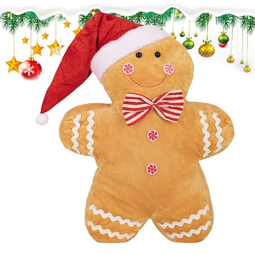 Gewürzmann aus Plüsch, Gewürzkissen | Weihnachtsgewürzkissen, Weihnachtsplüschtier, 50 cm, weiches Plüschspielzeug für Schlafzimmer, Wohnzimmer Gewürzmann aus Plüsch, Gewürzkissen | Weihnachtsgewürzkissen, Weihnachtsplüschtier, 50 cm, weiches Plüschspielzeug für Schlafzimmer, Wohnzimmer von Generic